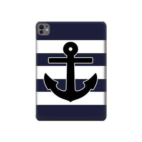 S2758 Anchor Navy Hülle Schutzhülle Taschen für iPad Pro 11 (2024,2025)