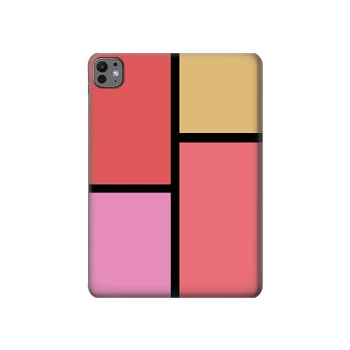 S2795 Cheek Palette Color Hülle Schutzhülle Taschen für iPad Pro 11 (2024,2025)