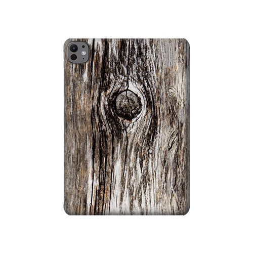 S2844 Old Wood Bark Graphic Hülle Schutzhülle Taschen für iPad Pro 11 (2024,2025)
