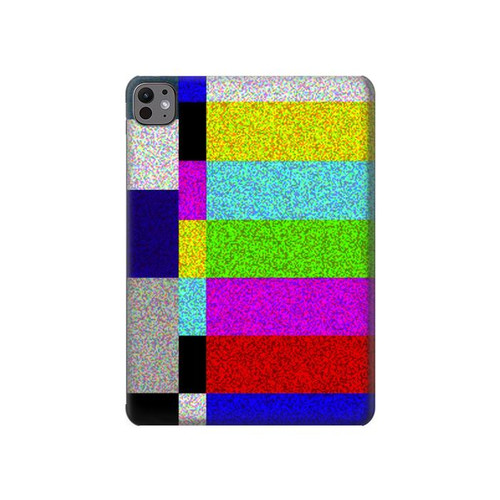 S2871 Noise Signal TV Hülle Schutzhülle Taschen für iPad Pro 11 (2024,2025)