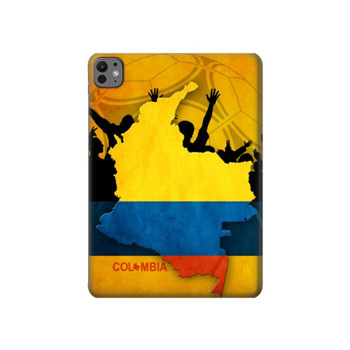 S2996 Colombia Football Soccer Hülle Schutzhülle Taschen für iPad Pro 11 (2024,2025)