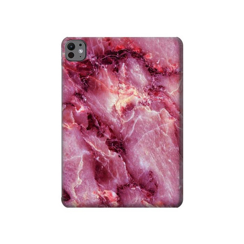 S3052 Pink Marble Graphic Printed Hülle Schutzhülle Taschen für iPad Pro 11 (2024,2025)