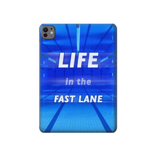 S3136 Life in the Fast Lane Swimming Pool Hülle Schutzhülle Taschen für iPad Pro 11 (2024)