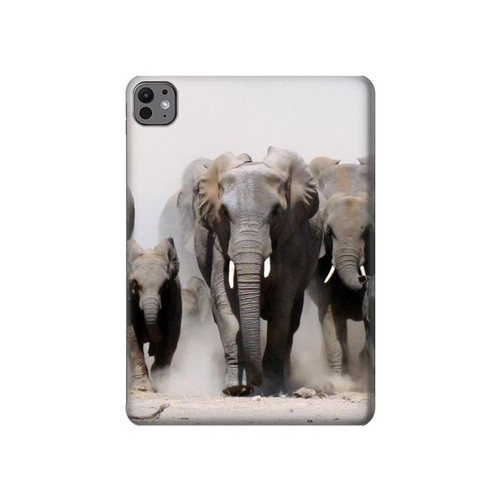 S3142 African Elephant Hülle Schutzhülle Taschen für iPad Pro 11 (2024,2025)