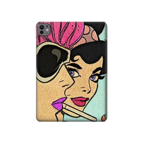 S3171 Girls Pop Art Hülle Schutzhülle Taschen für iPad Pro 11 (2024,2025)