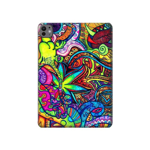 S3255 Colorful Art Pattern Hülle Schutzhülle Taschen für iPad Pro 11 (2024,2025)