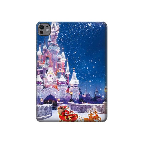 S3282 Santa Xmas Castle Hülle Schutzhülle Taschen für iPad Pro 11 (2024,2025)