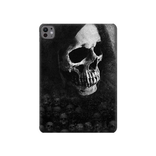 S3333 Death Skull Grim Reaper Hülle Schutzhülle Taschen für iPad Pro 11 (2024,2025)