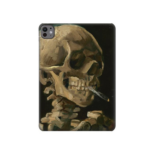 S3358 Vincent Van Gogh Skeleton Cigarette Hülle Schutzhülle Taschen für iPad Pro 11 (2024,2025)
