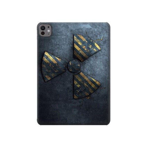 S3438 Danger Radioactive Hülle Schutzhülle Taschen für iPad Pro 11 (2024,2025)