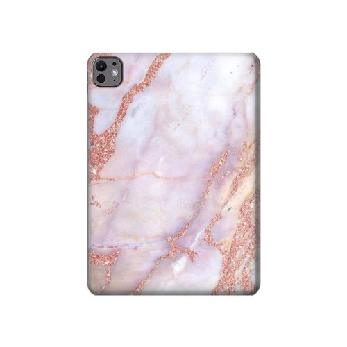 S3482 Soft Pink Marble Graphic Print Hülle Schutzhülle Taschen für iPad Pro 11 (2024,2025)