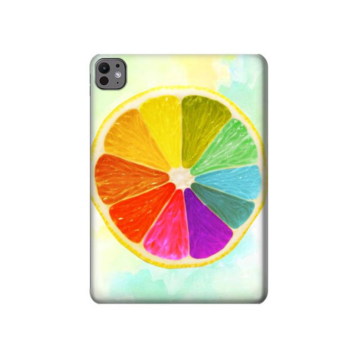 S3493 Colorful Lemon Hülle Schutzhülle Taschen für iPad Pro 11 (2024,2025)