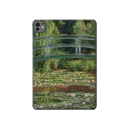 S3674 Claude Monet Footbridge and Water Lily Pool Hülle Schutzhülle Taschen für iPad Pro 11 (2024)