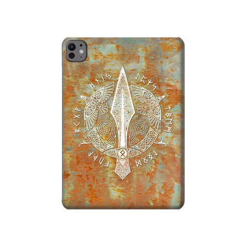 S3827 Gungnir Spear of Odin Norse Viking Symbol Hülle Schutzhülle Taschen für iPad Pro 11 (2024,2025)