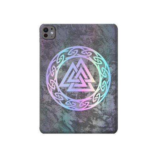 S3833 Valknut Odin Wotans Knot Hrungnir Heart Hülle Schutzhülle Taschen für iPad Pro 11 (2024,2025)