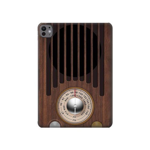 S3935 FM AM Radio Tuner Graphic Hülle Schutzhülle Taschen für iPad Pro 11 (2024,2025)