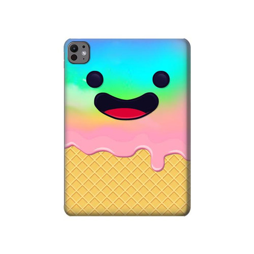 S3939 Ice Cream Cute Smile Hülle Schutzhülle Taschen für iPad Pro 11 (2024,2025)