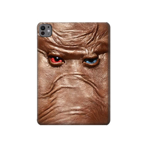 S3940 Leather Mad Face Graphic Paint Hülle Schutzhülle Taschen für iPad Pro 11 (2024,2025)