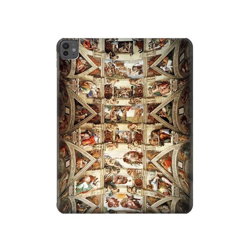 S0177 Michelangelo Chapel ceiling Hülle Schutzhülle Taschen für iPad Pro 13 (2024,2025)