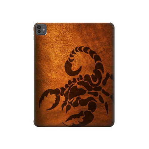 S0683 Scorpion Tattoo Hülle Schutzhülle Taschen für iPad Pro 13 (2024,2025), Air 13 2026