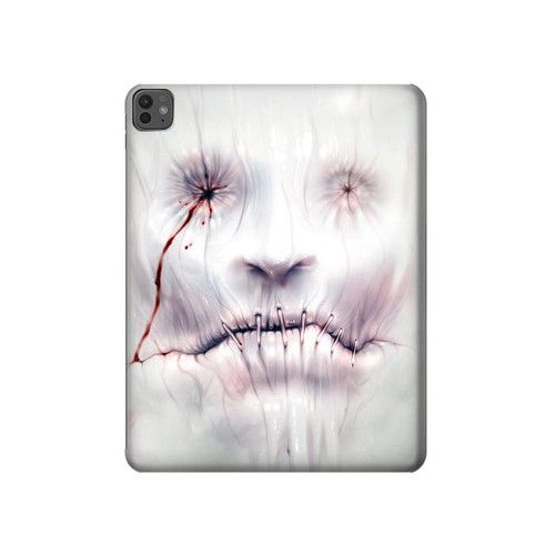 S0884 Horror Face Hülle Schutzhülle Taschen für iPad Pro 13 (2024,2025)
