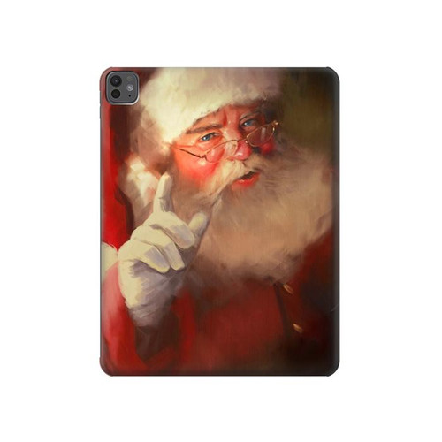 S1144 Xmas Santa Claus Hülle Schutzhülle Taschen für iPad Pro 13 (2024)