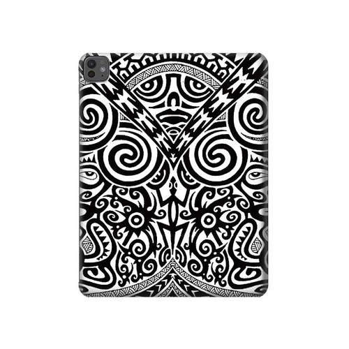 S1655 Maori Tattoo Hülle Schutzhülle Taschen für iPad Pro 13 (2024,2025), Air 13 2026