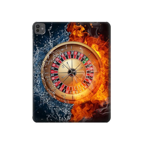 S2289 Roulette Casino Gamble Hülle Schutzhülle Taschen für iPad Pro 13 (2024,2025)