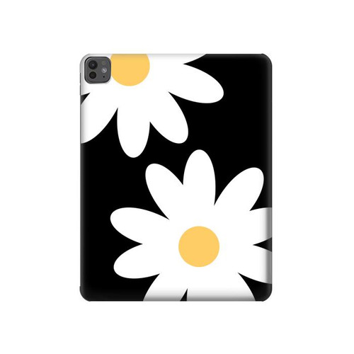 S2315 Daisy White Flowers Hülle Schutzhülle Taschen für iPad Pro 13 (2024,2025)