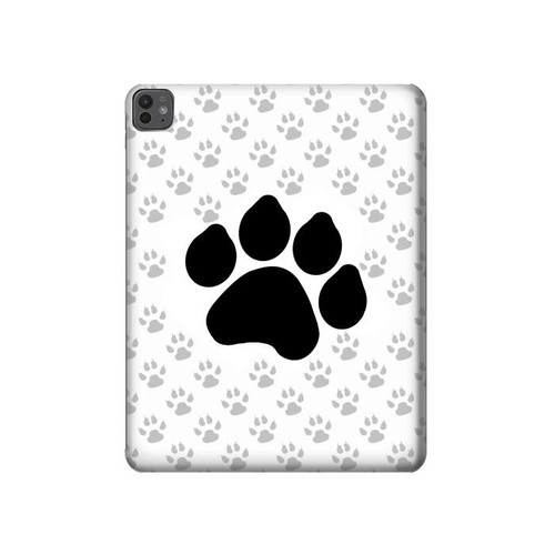 S2355 Paw Foot Print Hülle Schutzhülle Taschen für iPad Pro 13 (2024)