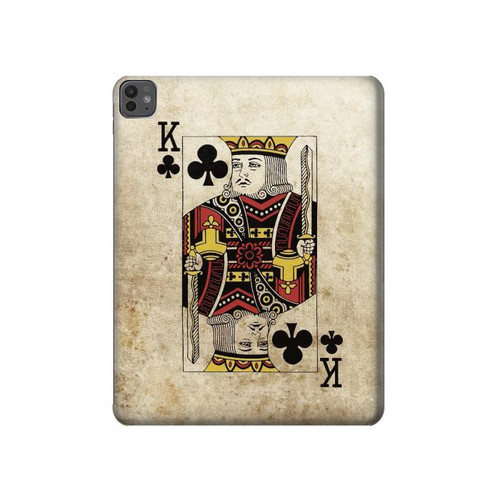 S2528 Poker King Card Hülle Schutzhülle Taschen für iPad Pro 13 (2024,2025)