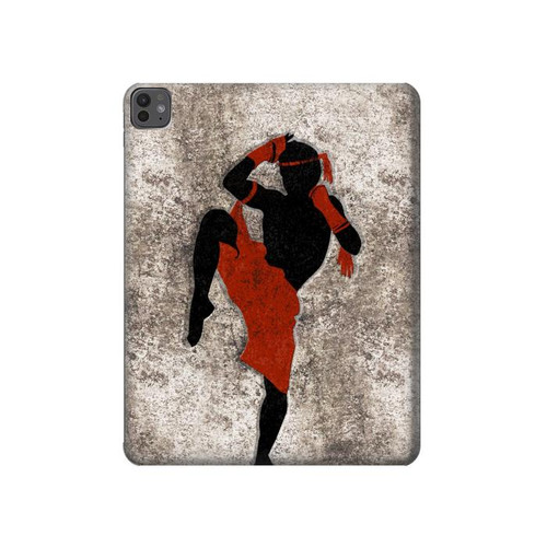 S2634 Muay Thai Kickboxing Martial Art Hülle Schutzhülle Taschen für iPad Pro 13 (2024,2025)