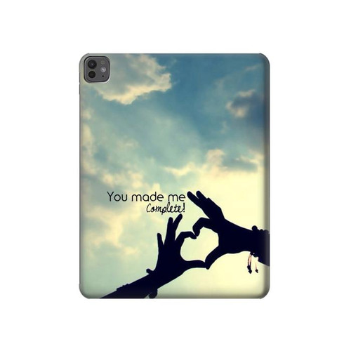 S2640 You Made Me Complete Love Hülle Schutzhülle Taschen für iPad Pro 13 (2024,2025), Air 13 2026