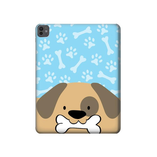 S2669 Cute Dog Paws Bones Cartoon Hülle Schutzhülle Taschen für iPad Pro 13 (2024,2025)