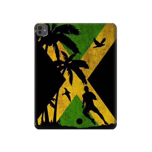 S2975 Jamaica Football Soccer Hülle Schutzhülle Taschen für iPad Pro 13 (2024,2025)