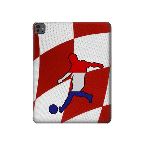 S2993 Croatia Football Soccer Hülle Schutzhülle Taschen für iPad Pro 13 (2024,2025)
