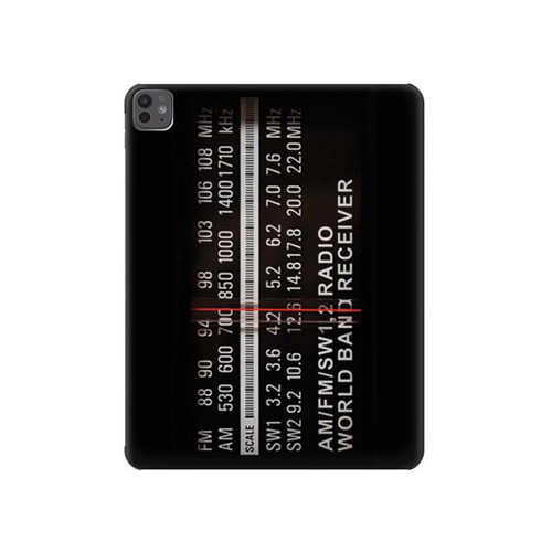 S3242 Analog Radio Tuning Hülle Schutzhülle Taschen für iPad Pro 13 (2024)