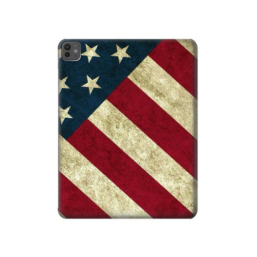 S3295 US National Flag Hülle Schutzhülle Taschen für iPad Pro 13 (2024,2025)