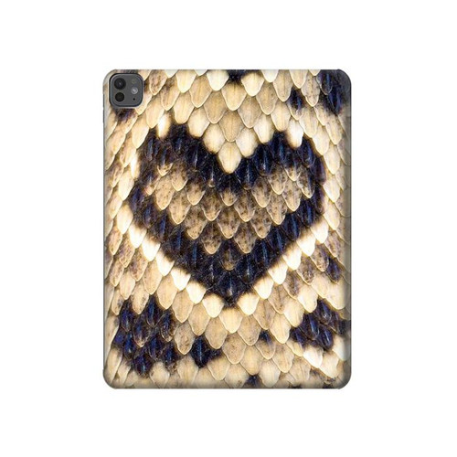 S3417 Diamond Rattle Snake Graphic Print Hülle Schutzhülle Taschen für iPad Pro 13 (2024)