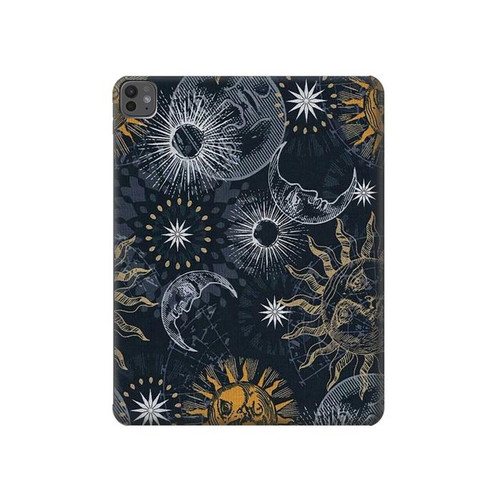 S3702 Moon and Sun Hülle Schutzhülle Taschen für iPad Pro 13 (2024,2025)