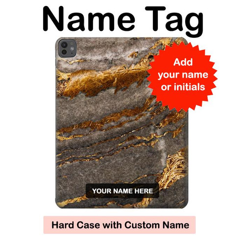 S3886 Gray Marble Rock Hülle Schutzhülle Taschen für iPad Pro 13 (2024,2025), Air 13 2026