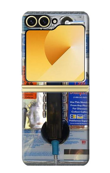 S0087 Payphone Hülle Schutzhülle Taschen für Samsung Galaxy Z Flip 6