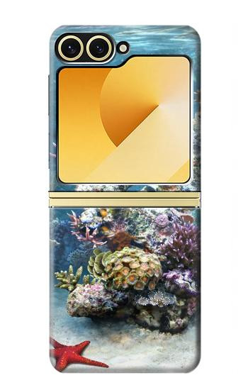 S0227 Aquarium Hülle Schutzhülle Taschen für Samsung Galaxy Z Flip 6, Flip 7 FE