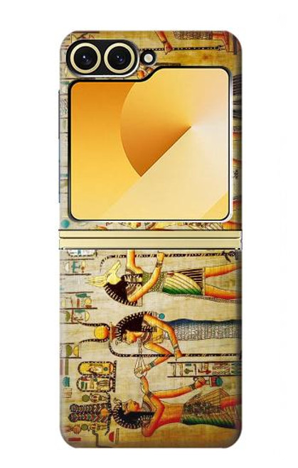 S0272 Egypt Wall Art Hülle Schutzhülle Taschen für Samsung Galaxy Z Flip 6, Flip 7 FE