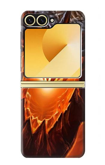 S0414 Fire Dragon Hülle Schutzhülle Taschen für Samsung Galaxy Z Flip 6, Flip 7 FE