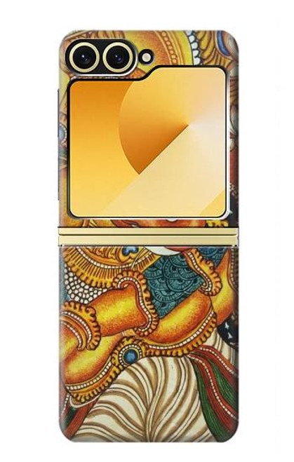 S0440 Hindu God Ganesha Hülle Schutzhülle Taschen für Samsung Galaxy Z Flip 6, Flip 7 FE