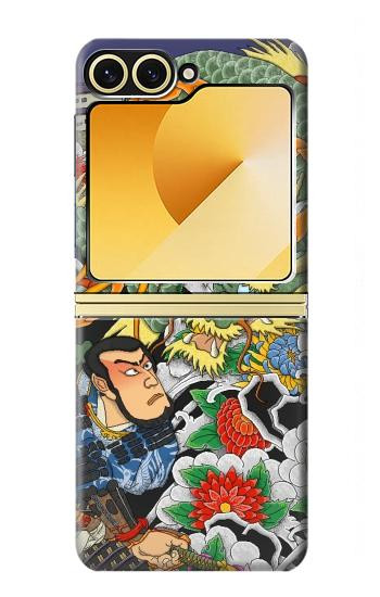 S0454 Japan Tattoo Hülle Schutzhülle Taschen für Samsung Galaxy Z Flip 6, Flip 7 FE