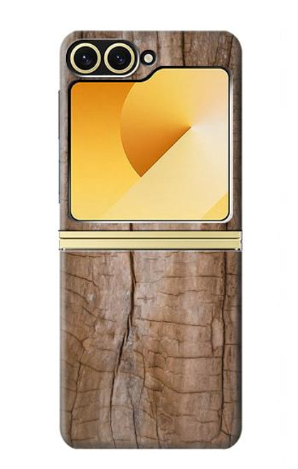S0599 Wood Graphic Printed Hülle Schutzhülle Taschen für Samsung Galaxy Z Flip 6, Flip 7 FE