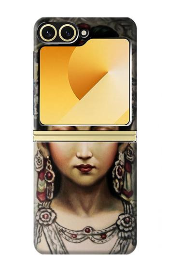 S0681 Guan Yin Hülle Schutzhülle Taschen für Samsung Galaxy Z Flip 6, Flip 7 FE