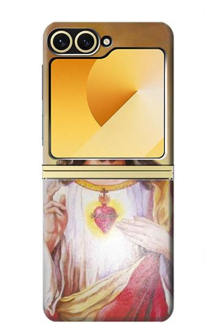 S0798 Jesus Hülle Schutzhülle Taschen für Samsung Galaxy Z Flip 6, Flip 7 FE